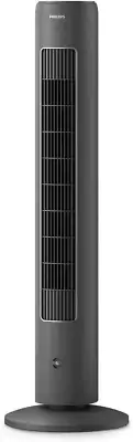 5000 Series Oscillating Tower Fan,105cm,3 Speeds,Remote,Quiet Airflow-Dark Grey