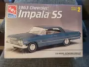 Vintage AMT 1:25 1963 Chevrolet Impala SS Hardtop Sealed Boxed Model Kit