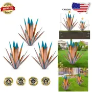 Weatherproof Agave Metal Sculpture for Indoor and Outdoor Garden Decoration