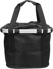 Electric Scooter Basket Attachment | Heavy Duty Foldable Bicycles Case,Waterproof Baskets with Handle for Bikes, Dog Carrier for Carrying Groceries, Lunch, Files