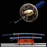 Japanese Katana High Carbon Steel Samurai Battle Ready Sword Full Tang Sharp.