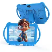 7 inch Kids Tablet - Android 12, 32GB ROM, 2+5MP Dual Camera, Shockproof Blue
