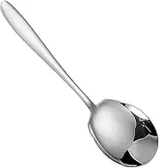 Kitchen Serving Spoon - Cooking Spoon | Kitchen Served Tablespoon | Stainless Steel Kitchen Utensils | Server Spoon Large | Ergonomic Handle Kitchen Silver Spoon for Weddings, Parties, Family