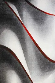 Fantasy Abstract Rug - 124 Red by Cyrus Rugs