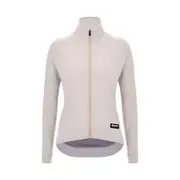 Santini RTR Women's Technical Winter Fleece Jacket - Cream Size S