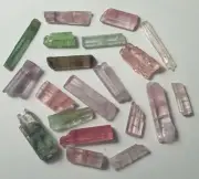 Natural Tourmaline Multicolour Crystal’s From Afghanistan Weight : 18.45 Carats
