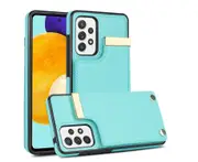 Samsung Galaxy A52 5G Case Wallet with 3 Card Slots - Mint Green