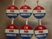 Rare homelite advertising buttons NOS homelite swag
