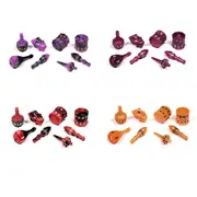 [Tabletop Tycoon] PolyHero Dice Bard 8 Dice Set - Rasp Rhapsody