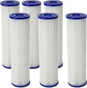 Ice Bath Filters - Pack of 6 | 20 Micron Replacement Filters for Ice Bath Chillers | Easy to Replace, Washable, Chemical Resistant