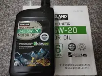 在飛比找Yahoo!奇摩拍賣優惠-好市多 Kirkland 科克蘭 全合成 機油 5W-20 