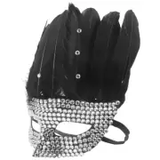 Cosplay Party Mask Rhinestone Plumage Mask Masquerade Party Mask Women
