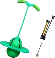 MOLUCKFU Jumping Ball with Handle Funny Sports Adukt Sports for Outdoor for Jumping Ball for Childrens Bounce Ball for Pink