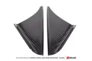 AMS Performance For 2020+ Toyota GR Supra Anti-Wind Buffeting Kit - Gloss Carbon (for: Toyota)