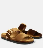 [Prada] Prada Velvet slides AU 7 brown
