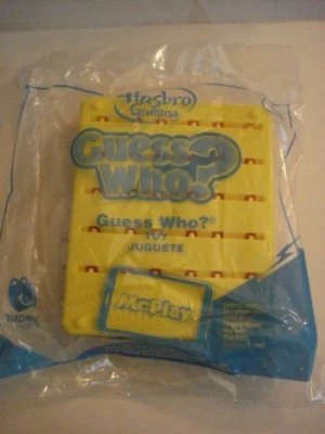 Hasbro Gaming McDonalds Happy Meal Toy *GUESS WHO? # 4* 2018 New In Package