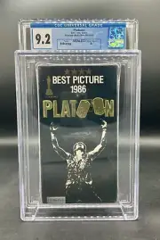 FIRST PRINT HEMDALE Platoon Betamax Not VHS Movie Sealed Graded IGS VGA