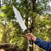 CHOPPER MACHETE Handmade Carbon Steel Viking Machete Sword Hunting Camping Sword