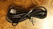 6 Ft. Line Cord Cable Modem Fax Phone Landline Telephone – Black