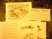 "Bartholomew's Progressive Drawing Card" 8 Cards, Instructions / Reprint 1990