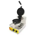 Commercial Round Waffle Maker 1500W Nonstick Rotated Electric Waffle Machine wit