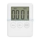 LCD Digital Kitchen Cooking Timer Count-Down Up Clock Loud Alarm Magnetic White