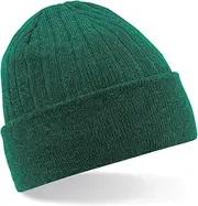 [Beechfield] Thinsulate Thermal Winter/Ski Beanie Hat (UK Size: One Size) (Bottle Green)