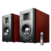 Airpulse A300 Active Home Studio Speakers - Cherry Wood