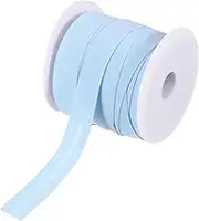 sourcing map 3/4 Inch Single Fold Bias Tape Polyester Continuous Bulk Bias Tape Roll for Sewing, Seaming Quilting Hemming Binding Crafts (Light Blue 25 Yards)