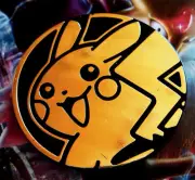 PIKACHU LIBRE COLLECTIBLE FLIPPING COIN, POKEMON PRIMAL, GOLD MIRROR (ONE COIN)