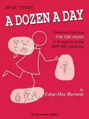 A DOZEN A DAY-MUSIC BOOK 3 PIANO/KEYBOARD TECHNICAL EXERCISES BRAND NEW ON SALE