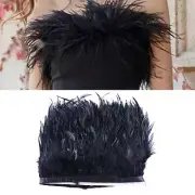Faux Feather Trims Fringe 1 Meter Party Decoration Dressmaking Dyed