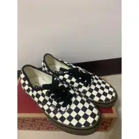 在飛比找蝦皮購物優惠-vans 焦糖底棋盤格 24號