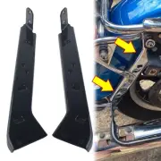 Black Saddlebag Fender Rail Support Brackets For Harley Electra Glide FLHTCU