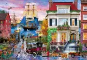 MasterPieces Early Morning Departure 2000 Piece Jigsaw Puzzle By David MacLean