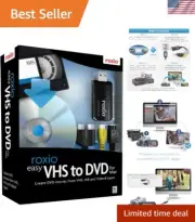 VHS to DVD Converter for Mac Digital Capture Hi8 V8 Video Editing