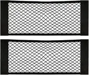 2Pcs Car Stretchable Storage,Universal Mesh Cargo Net Wall Sticker Organizer Pouch Bag Storage Mesh Net for Car Trunk (60CM)