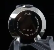 Authentic NOS 1973 Mido Steel Watch Case Back 30.9mm ref M103.3