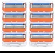 8PCS Shaving Razor Blades Refills Compatible for GiIIette Fusion 5 Proglide NEW