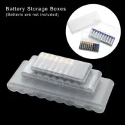 Plastic Battery Storage Box - 10 Slot AAA/AA/18650 Hard Battery Container Case
