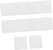 jojofuny 30pcs Nylon Mesh Strainer: 4.72x4.72inch Paint Filter Cloth Fine Nylon Fabric for Filtration - 200 Mesh White Filter Sheet for Paint Strainers