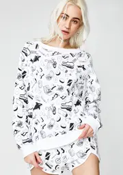 [Wildfox Couture] Mike Perry Doodles Sommers Sweater