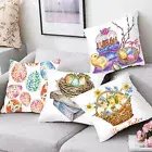 Cushion Cover Lint Free Decorative Pillow Cover Decoration Easter Cushion Case