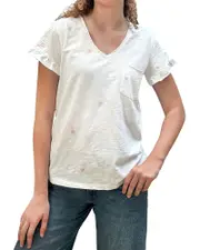 Billy T Heart Embroidered Tee