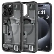 SPIGEN iPhone 15 Pro Case, 6.1 2023 Genuine Ultra Hybrid Zero One MagFit MagSafe Compatible Magnet Cover for Apple