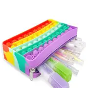 Fidget Pop Pencil Case - Rainbow