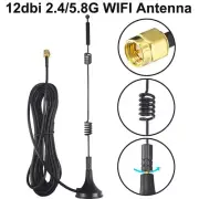 Practical WIFI Antenna 12dBi Accessories With Magnetic Base RG174 Cable