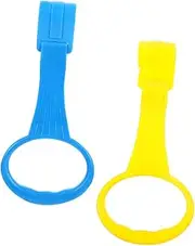 ANDRESLAD 2pcs Pull Ring Playpen Light Accessories Sockets Fixed Cloth Cat Scratching Board Oven Range Hood Cute Coasters for Desk Furniture Decals Indoor Desk Coasters Wire Pp