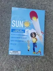 Light Up Foam Rocket Launcher Toy Step On To Fly/Launch Air Pressure Power