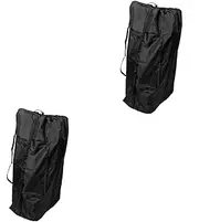 GREENADSCAPE 2pcs Padded Stroller Bag for Airport Travel Pram Storage Shoulder Straps